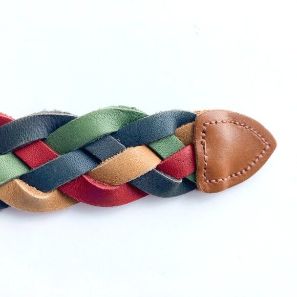 The Limited Leather Color Braid Belt - Picture 6 of 8